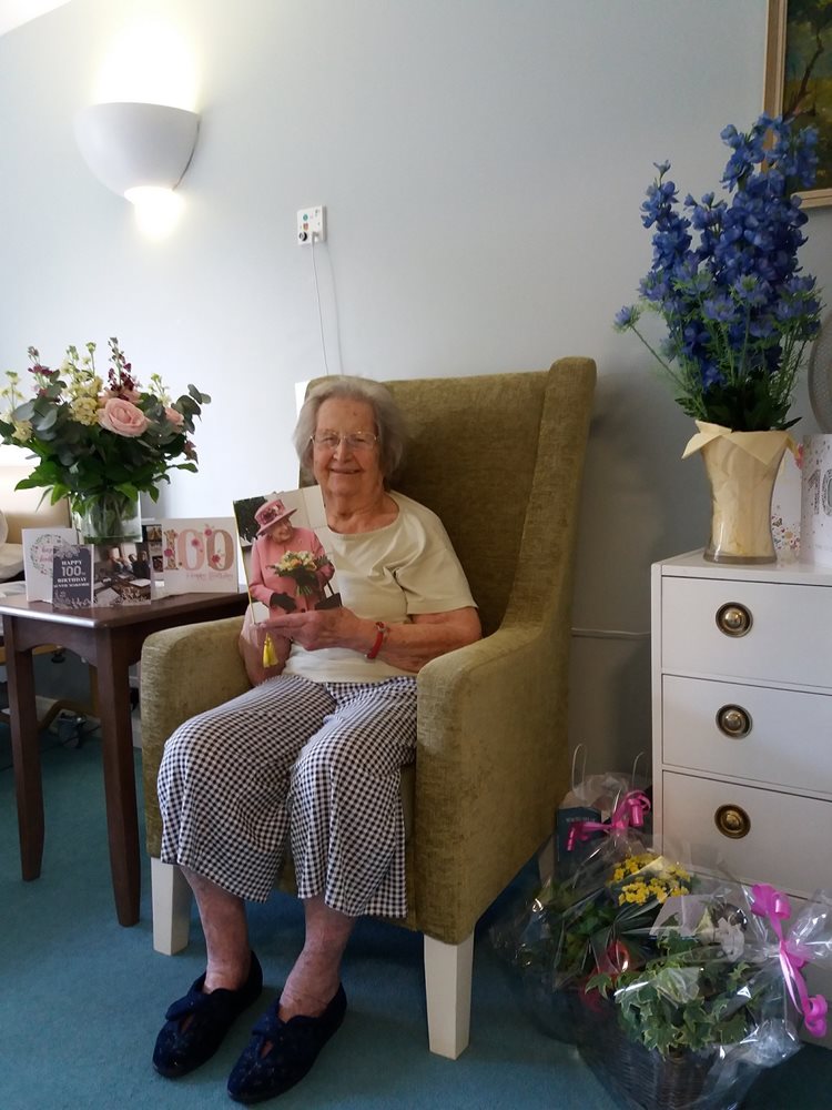 100-year-old care home residents are reunited for centenarian birthday celebrations